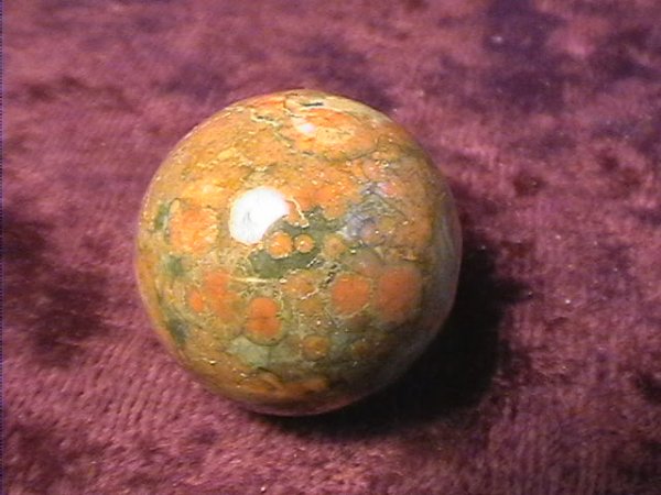 Sphere - Jasper - Rainforrest - (Rhyolite) 20mm