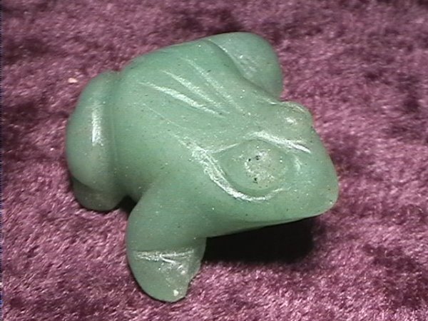 Figurine - Frog - Aventurine - 25mm