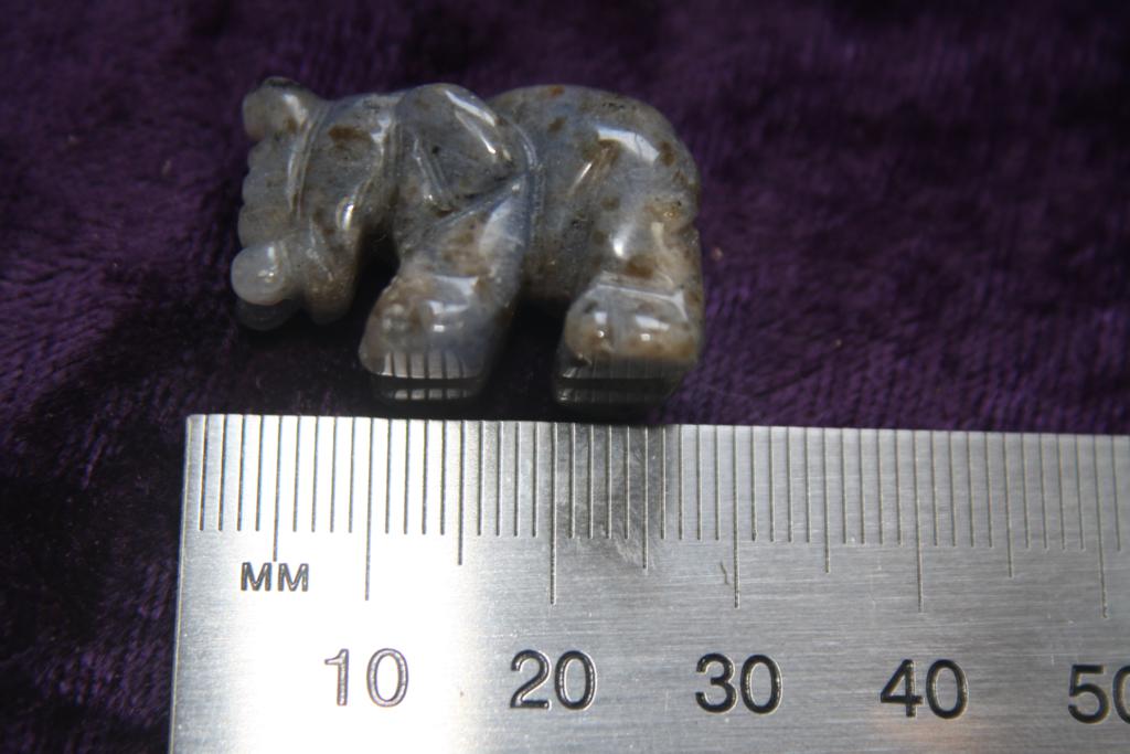 Figurine - Elephant - Sodalite - 25mm - Click Image to Close