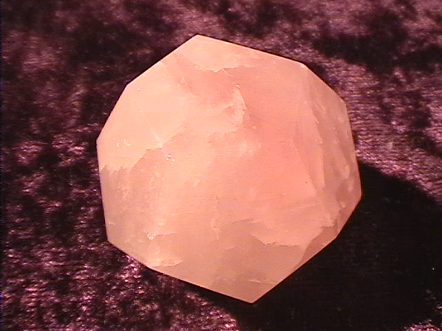 Sacred Geometry - Dodecahedron - Rose Quartz - Click Image to Close