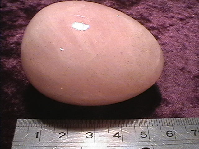 Egg - Rose Quartz - 60mm - Click Image to Close
