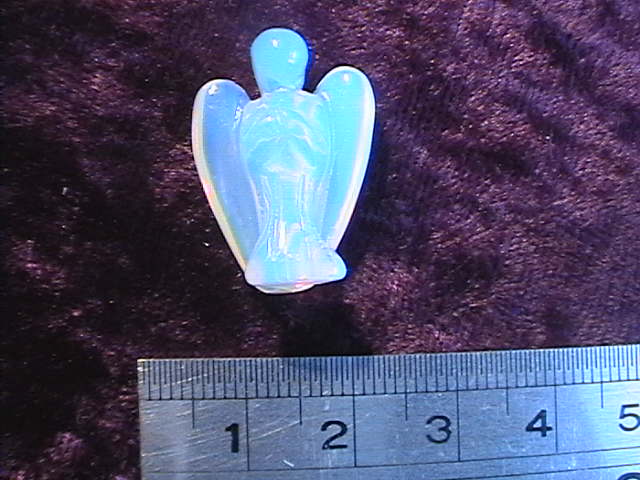Figurine - Angel - Opalite - 25mm - Click Image to Close