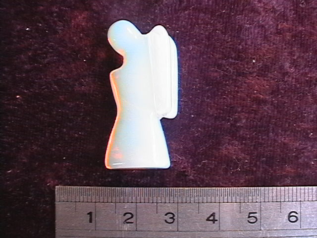 Figurine - Angel - Opalite - 40mm - Click Image to Close