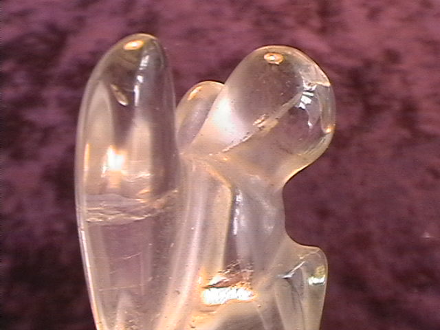Figurine - Angel - Quartz - 25mm - Click Image to Close