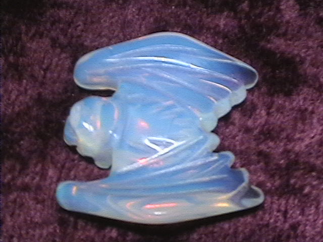 Figurine - Bat - Opalite - 25mm - Click Image to Close