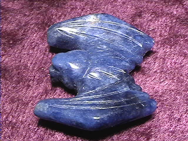 Figurine - Bat - Sodalite - 25mm - Click Image to Close