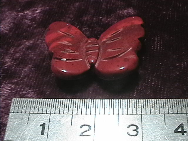 Figurine - Butterfly - Jasper - 25mm - Click Image to Close