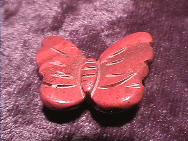 Figurine - Butterfly - Jasper - 25mm - Click Image to Close