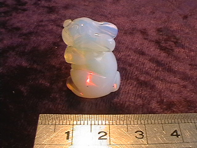 Figurine - Rabbit - Opalite - 25mm - Click Image to Close