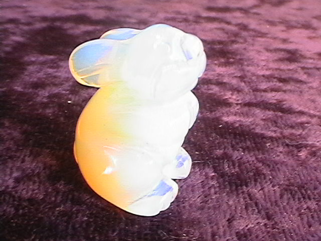 Figurine - Rabbit - Opalite - 25mm - Click Image to Close