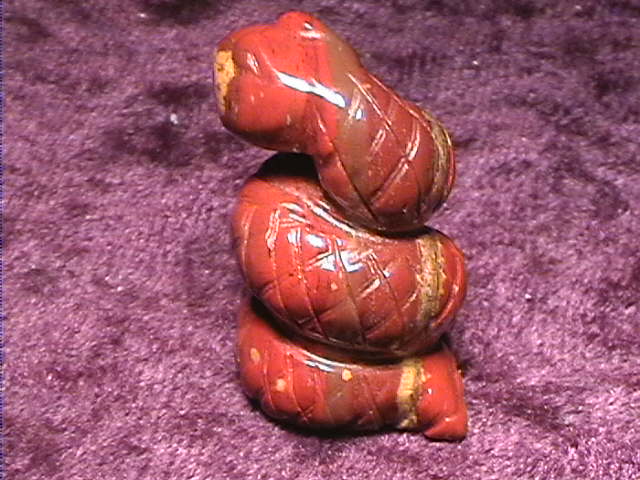 Figurine - Snake - Jasper - 25mm - Click Image to Close