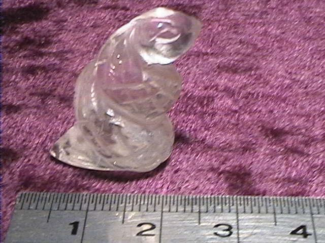 Figurine - Snake - Quartz - 25mm - Click Image to Close