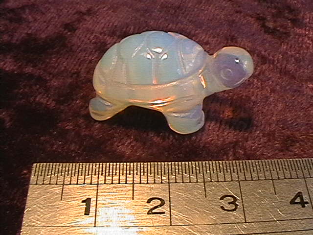 Figurine - Tortoise - Opalite - 25mm - Click Image to Close