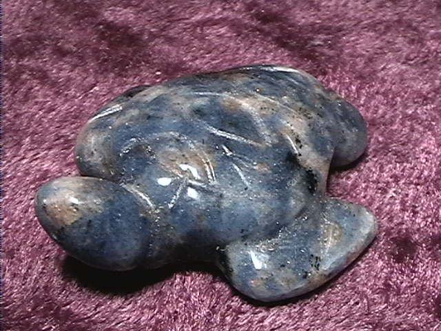 Figurine - Turtle - Sodalite - 25mm - Click Image to Close