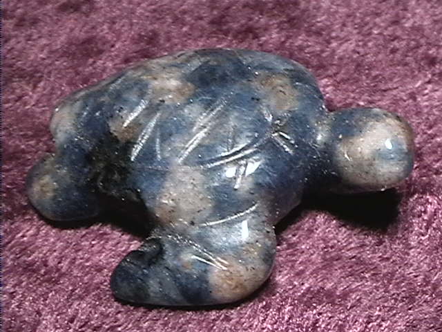 Figurine - Turtle - Sodalite - 25mm - Click Image to Close