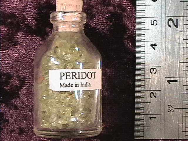 Giftware - Bottle - Peridot - Click Image to Close