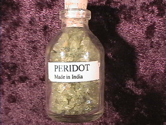 Giftware - Bottle - Peridot - Click Image to Close