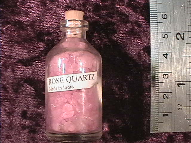 Giftware - Bottle - Rose Quartz - Click Image to Close