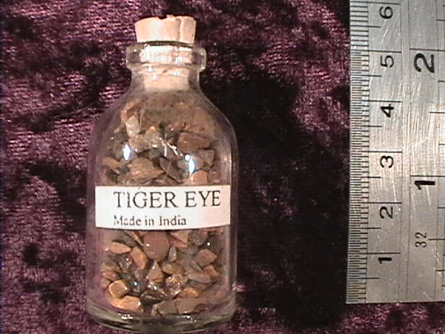 Giftware - Bottle - Tiger Eye - Click Image to Close