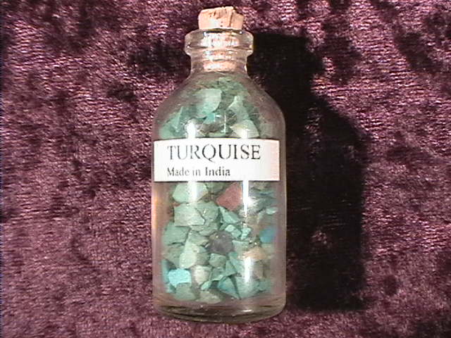 Giftware - Bottle - Turquoise - Click Image to Close