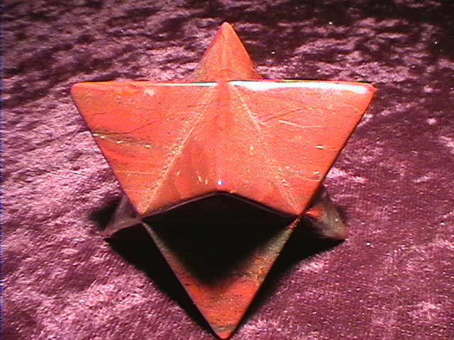 Sacred Geometry - Merkaba - Jasper - Snakeskin - 40mm - Click Image to Close