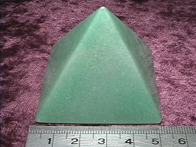 Pyramid - Aventurine - Green - 50mm - Click Image to Close