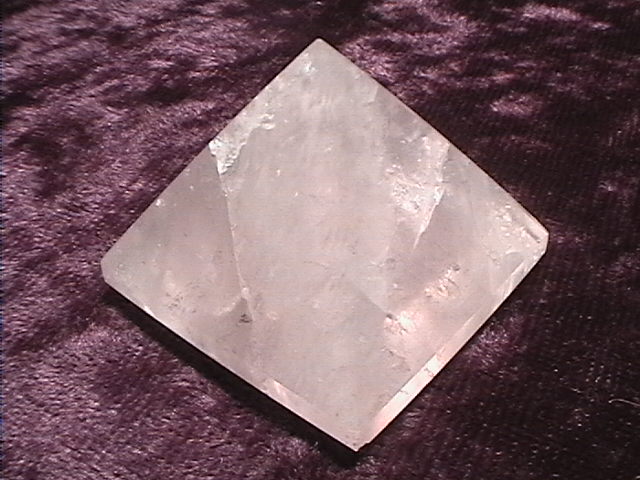 Pyramid - Rose Quartz - 30mm - Click Image to Close