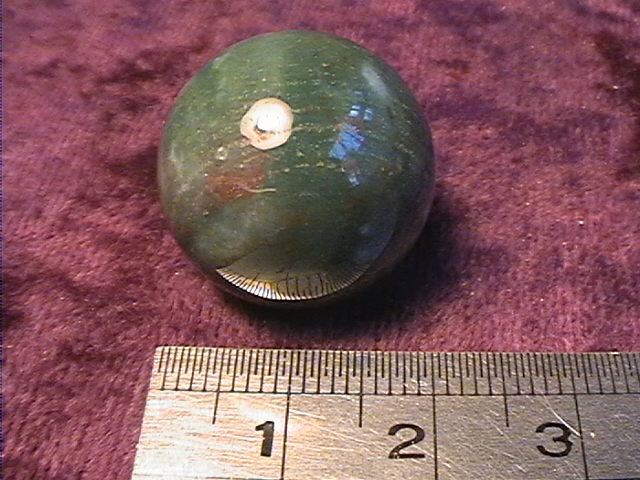 Sphere - Bloodstone - 20mm - Click Image to Close