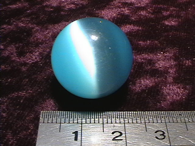 Sphere - Fibre Optic - Blue - 20mm - Click Image to Close
