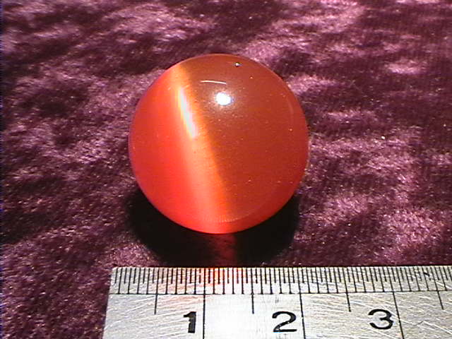 Sphere - Fibre Optic - Orange - 20mm - Click Image to Close