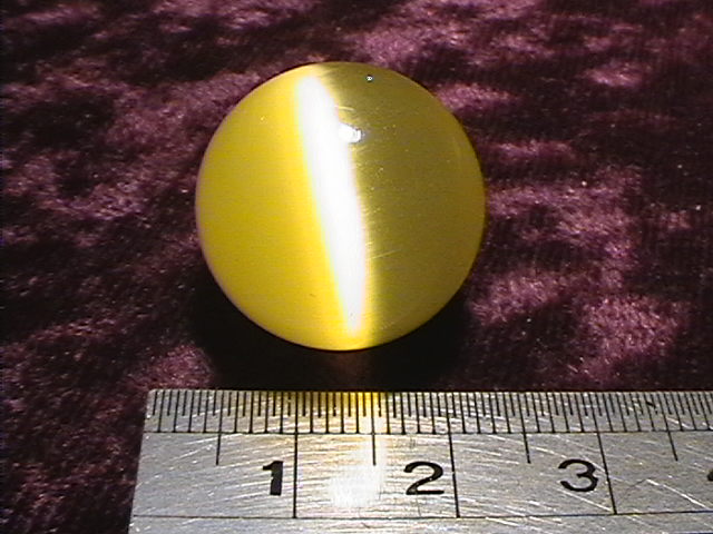 Sphere - Fibre Optic - Yellow - 20mm - Click Image to Close