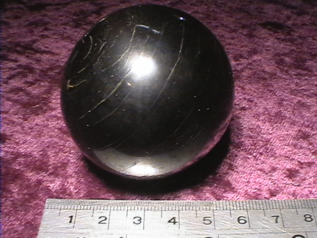 Sphere - Jet - 50mm - Click Image to Close