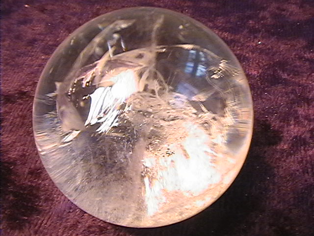 Sphere - Quartz - 30mm - Click Image to Close