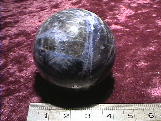 Sphere - Sodalite - 40mm - Click Image to Close