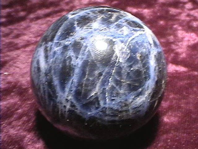 Sphere - Sodalite - 40mm - Click Image to Close