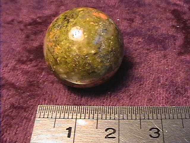 Sphere - Unakite - 20mm - Click Image to Close