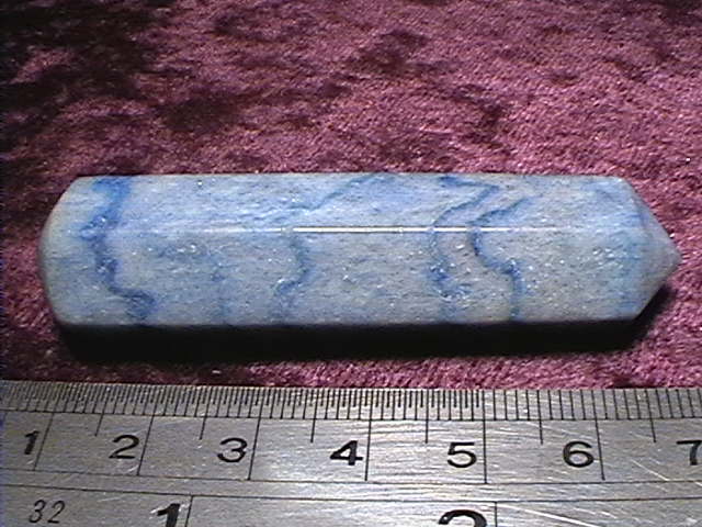 Wand - Aventurine - Blue - Point - Click Image to Close