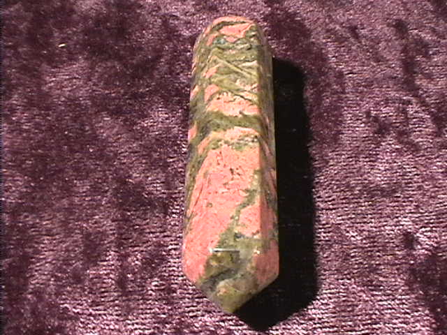 Wand - Unakite - Point - Click Image to Close